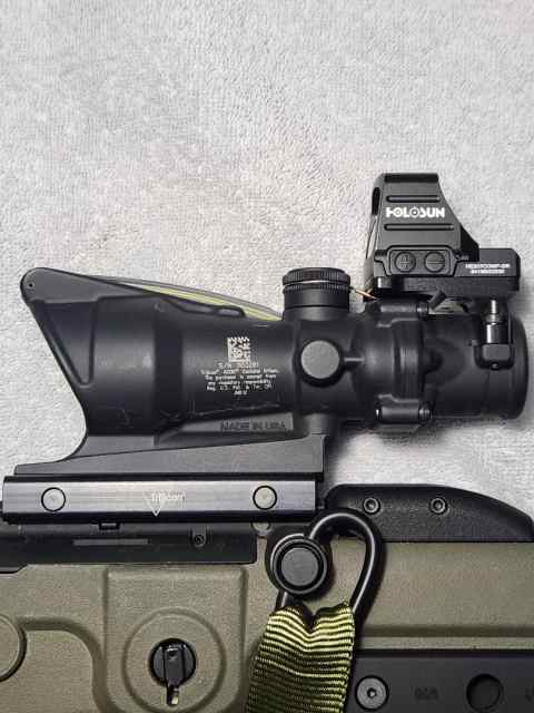 TA31 ACOG+507comp piggyback + UNITY mount+Offset 