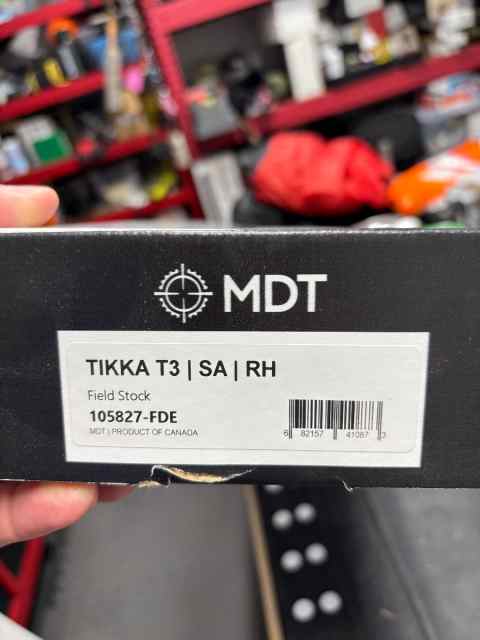 MDT field stock NIB $250. Tikka