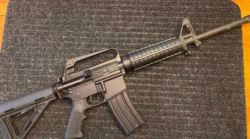 Olympic Arms model M.F.G. 5.56 AR15 carbine