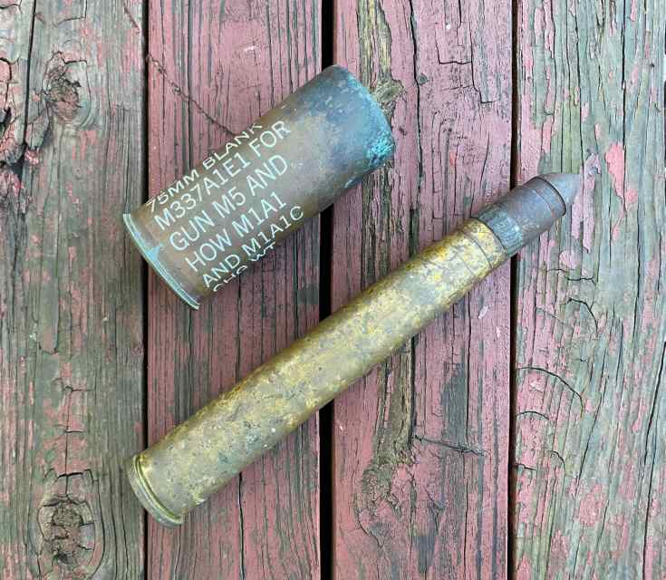 WW2 Era Ordinance 75mm &amp; 40mm Bofors 