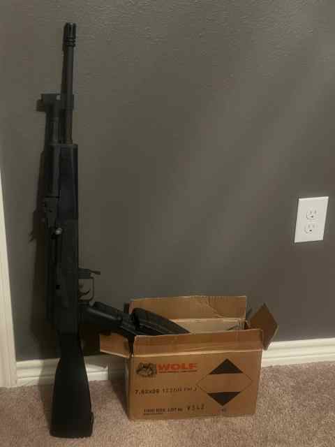 Century AK47 7.62x39 plus ammo
