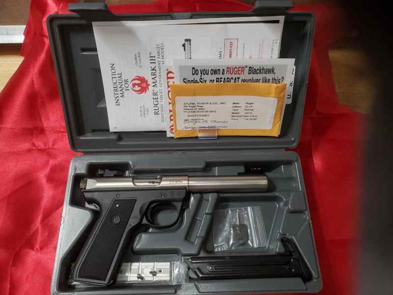 Ruger Mk III 22/45 Stainless TARGET NEW IN BOX 