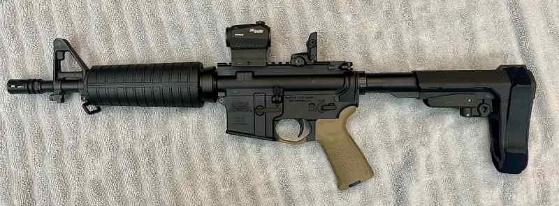 10inch AR-15 pistol 