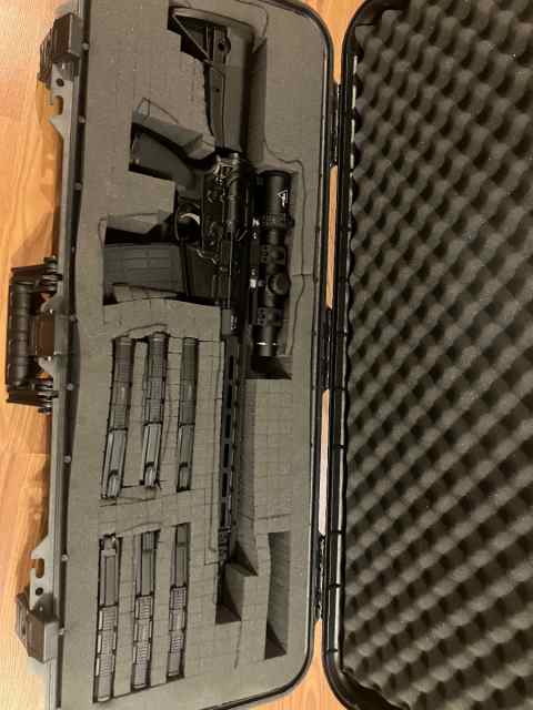 PWS mk 114 mod 2 with optic, ammo, and case