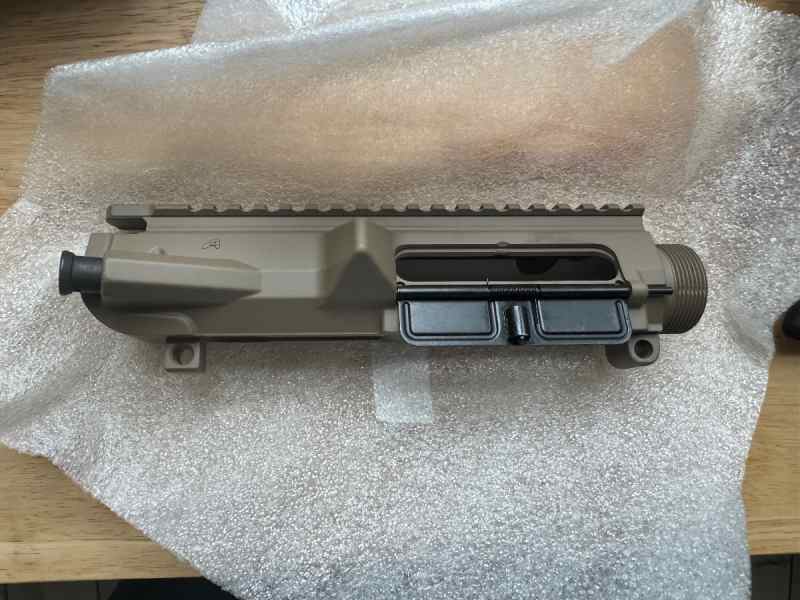 2 New M5  UPPER RECEIVER - FDE CERAKOTE