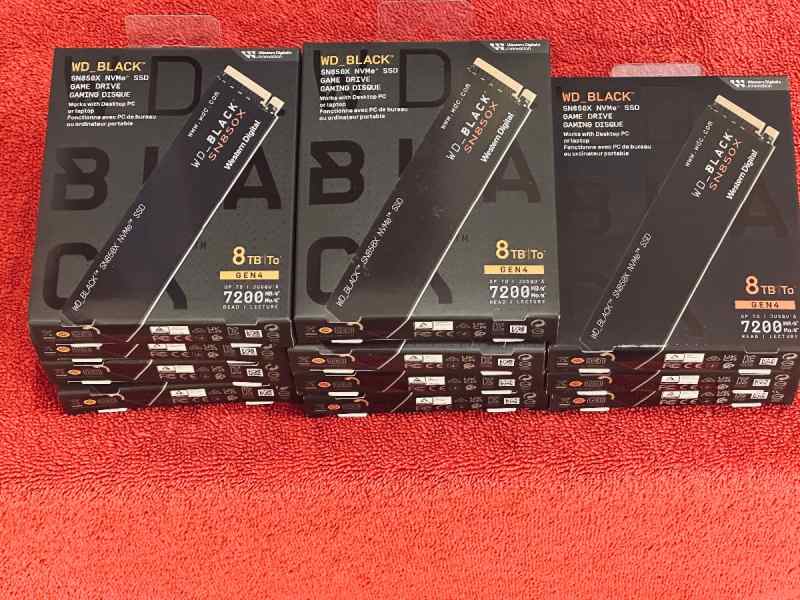 Western Digital WD_BLACK SN850X 8TB Internal SSD P