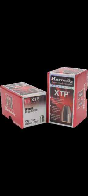 Wts Hornady 90 grain Xtp Hollow Point Bullets.