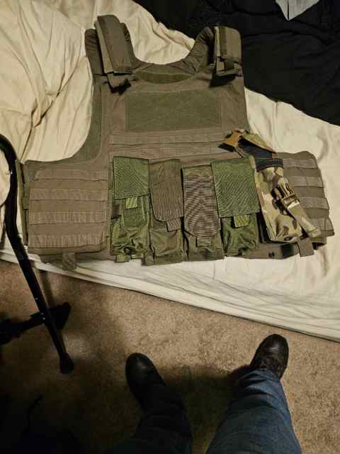 Ballistic vest, no plates, level 3a Kevlar 