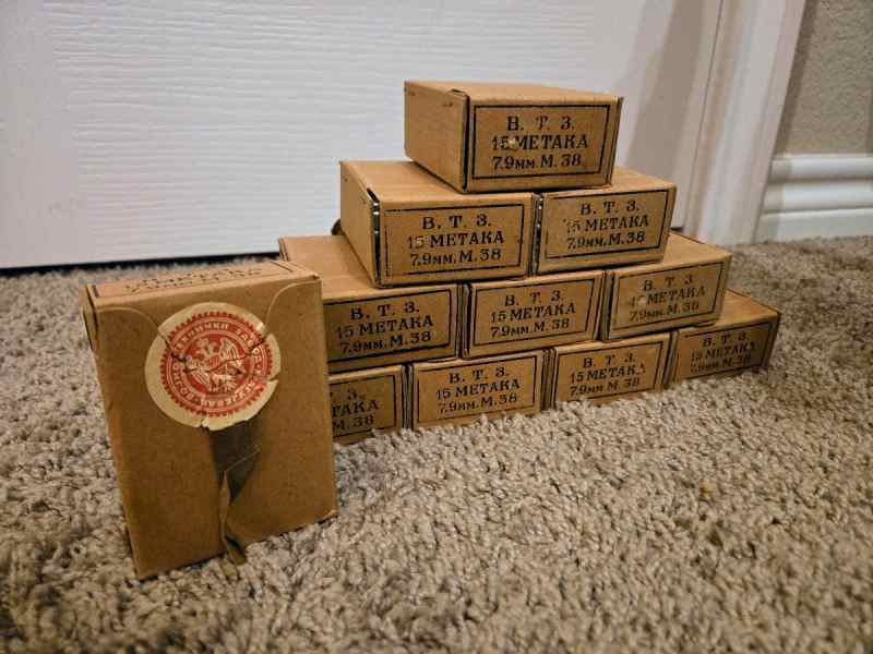 165 Rounds of Surplus 8mm Mauser