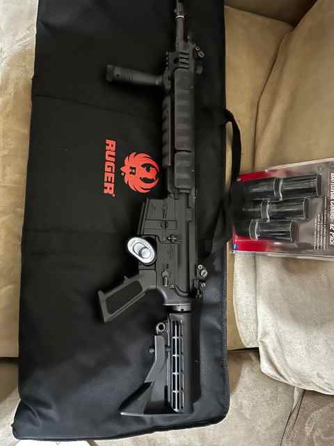 Ruger SR556 - adjustable gas piston AR FSOT