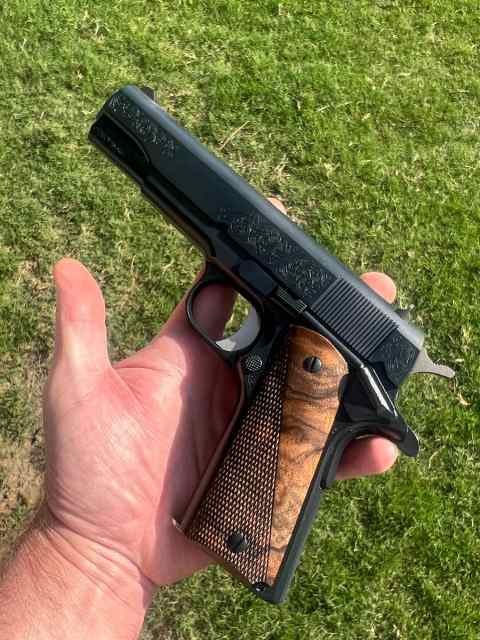 Engraved Colt 1911 Government 