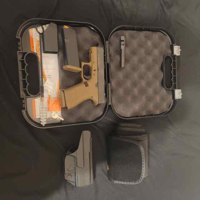 Brand New Glock 43x MOS FDE with threaded barrel 