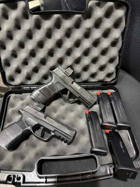 (2)- Sig 365 X-Macros w/Romeo Zero Elite red dots 