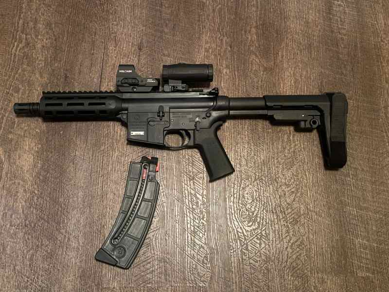 M&amp;P 15-22 PISTOL 8 INCH BARREL