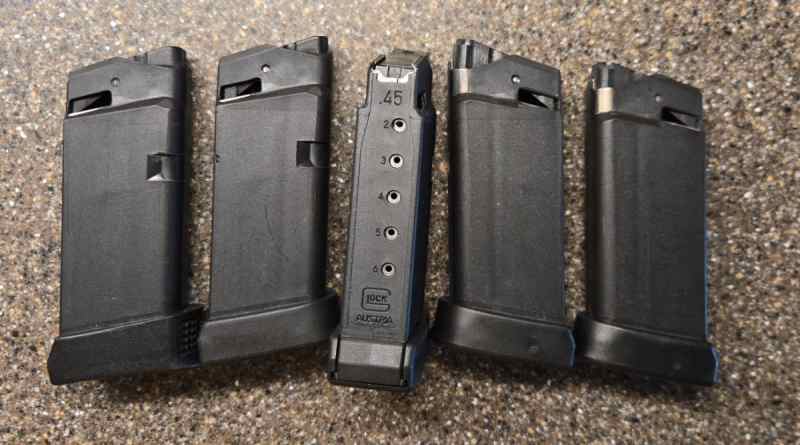 Glock 36 mags new 