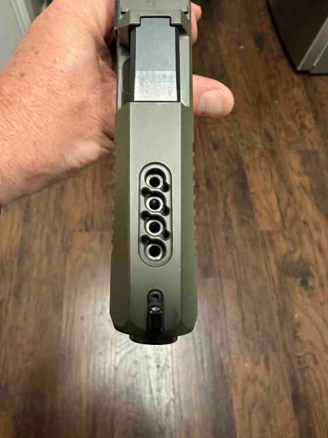 CZ P-10C – Porting + RMR Slide Mill