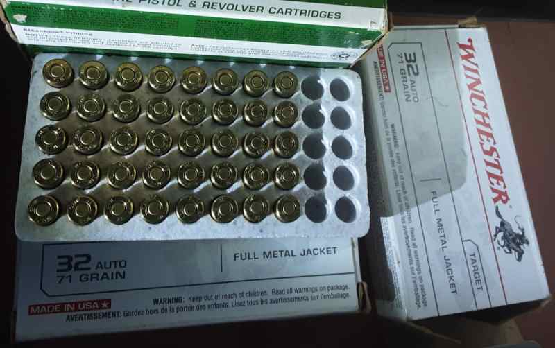 32 auto / 32 acp ammo (South Austin)