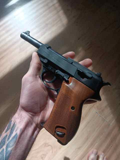 Post War P38 w/extras 