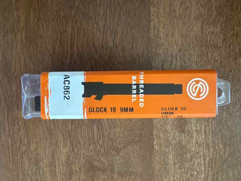 SilencerCO Glock 19 Threaded Barrel