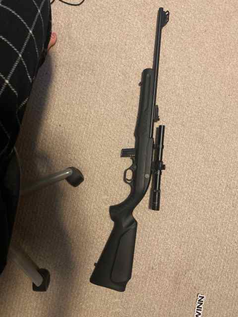 Rossi rs22 with 4x/Mossberg 702