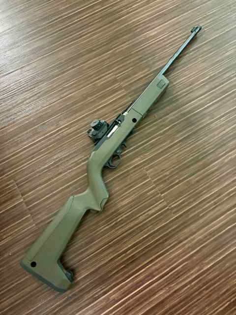 Ruger 10/22 takedown OD Green magpul