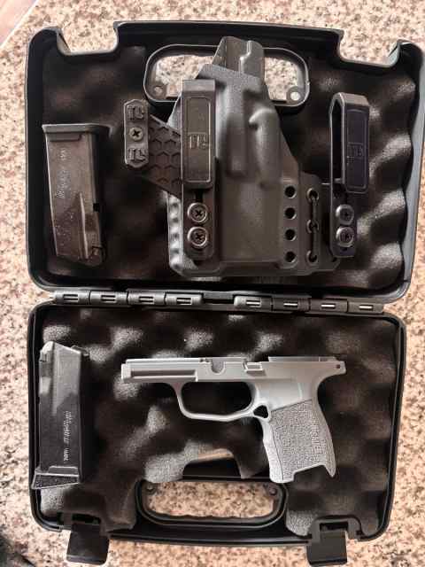 Tier 1 Concealed P365 Holster, grip module, mags
