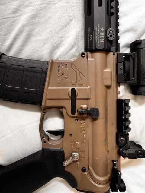 AR-15 with attachments 