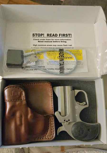 Derringer 357 Mag Centerfire pocket pistol 