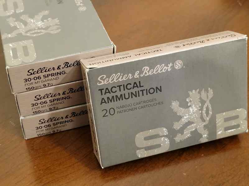 Sellier &amp; Bellot 30-06 M1 Garand Ammo (NOT SOLD)
