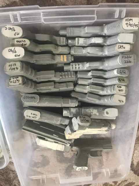 Blue/Grey guns for  custom holster making(Bastrop)