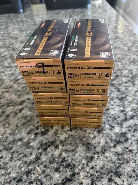 Federal Gold Medal .223 GM223M3