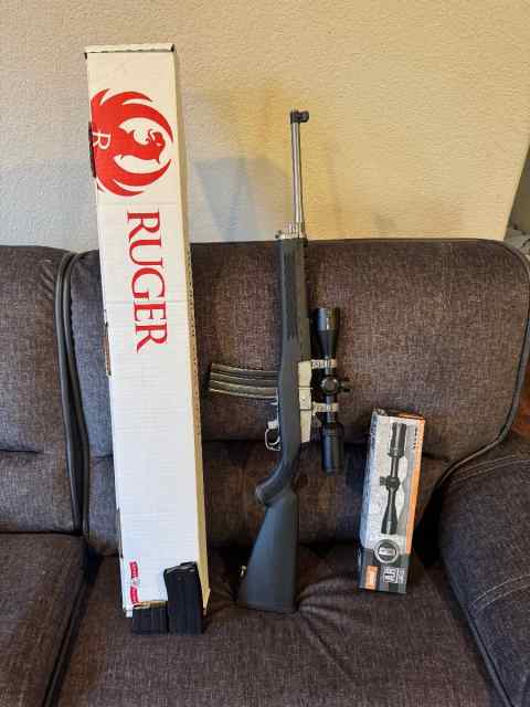 Trade new in box Ruger, mini 14 stainless updated