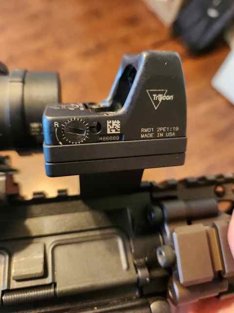 Trijicon Rmr rm06 with Trex Arms offset