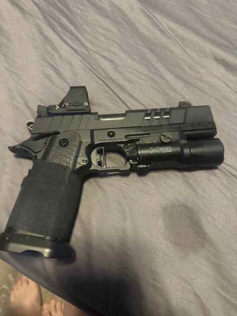 5” Mac 9 ds comp w/ brazos tuned trigger kit 2011