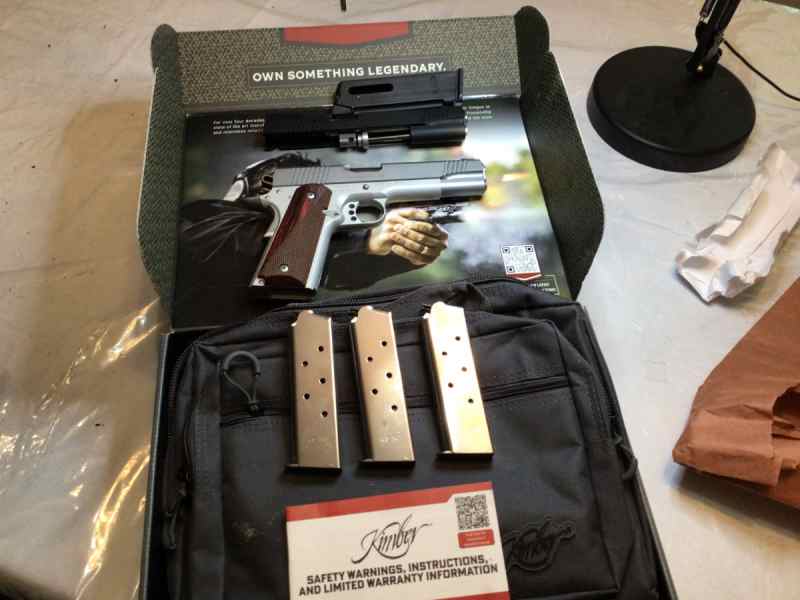 Kimber1911 45 acp, NEW AND 22 conversion