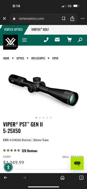 Vortex viper pst gen 2