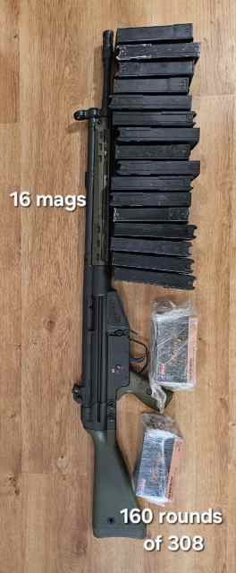 PTR91 .308 with extras