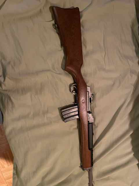 Ruger mini 14 stainless. 