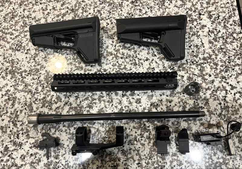 AR-15 Parts, Stocks, Barrel, Rail, Trigger 