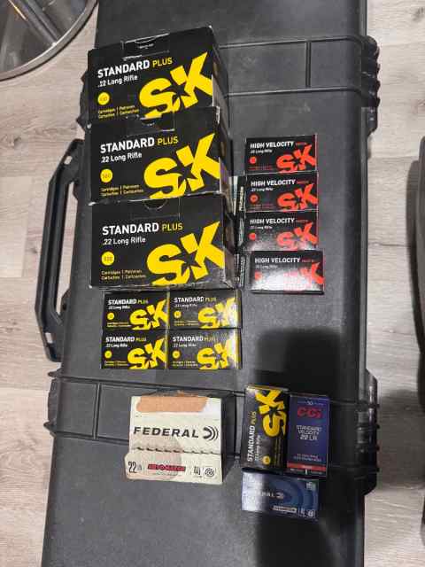 Sk ammo and some cci/fed