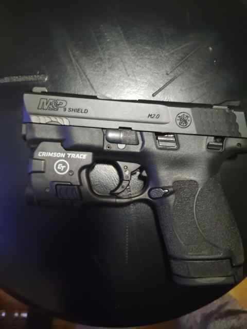 M&amp;P shield 2.0 with flashlight 