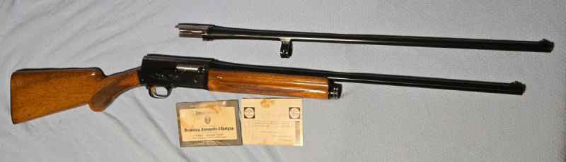 Original Browning A5 20 Gauge with Extra Barrel