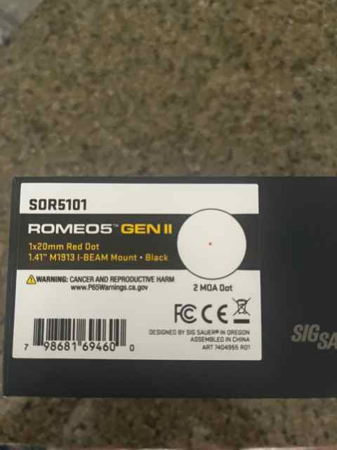 Romeo 5 dot
