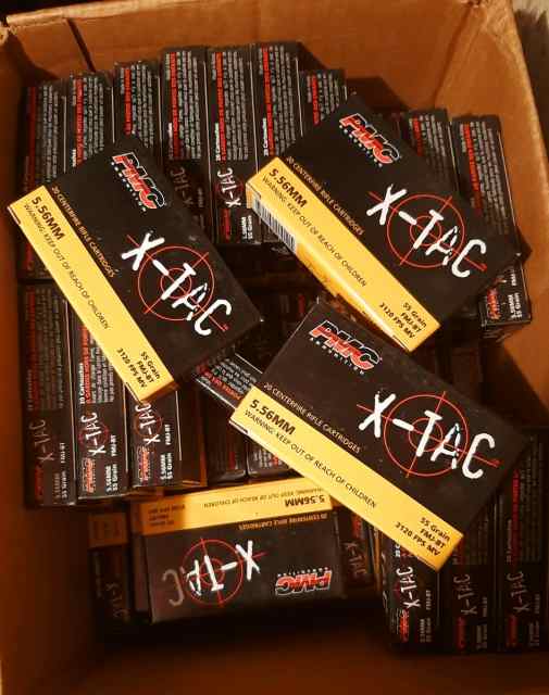PMC X-Tac 5.56 55gr FMJ &amp; IMI 62gr green tip ammo