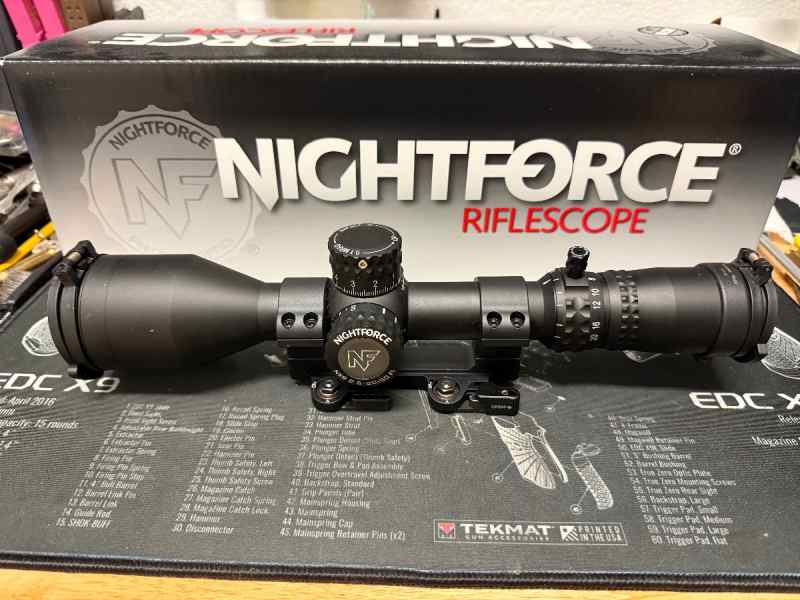 Nightforce NX8-2.5-20 with LaRue Mount