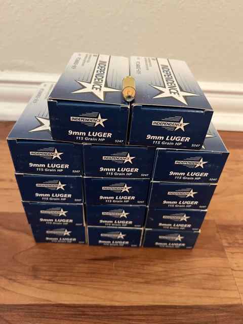 700 Rounds of 9mm JHP Ammo For Sale