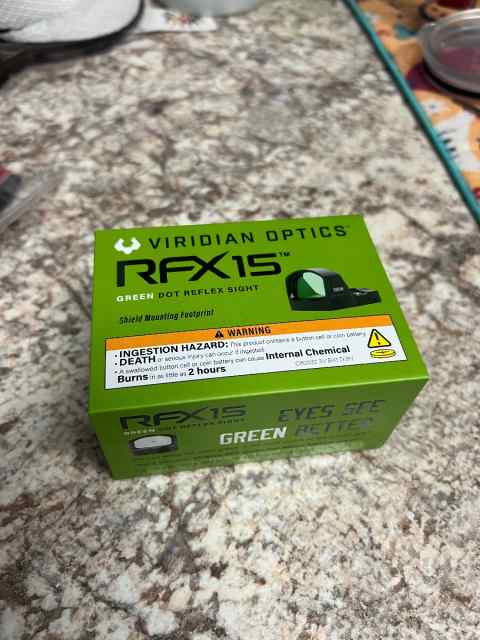 NIB Viridian RFX15 Green Dot