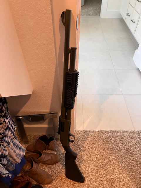 Mossberg 500 Flex Tactical OD Green &amp; Ghost Ring