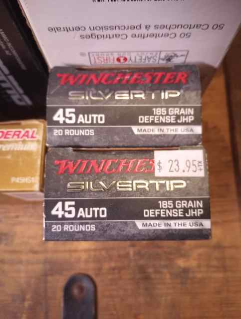 45 ACP factory ammo 160 rds