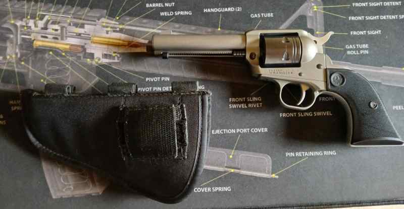 Ruger Wrangler .22 with ammo and holster